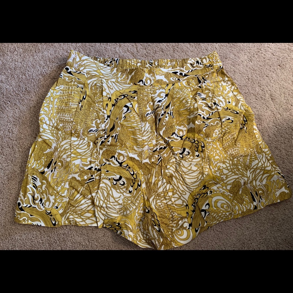 H&M Gold Shorts